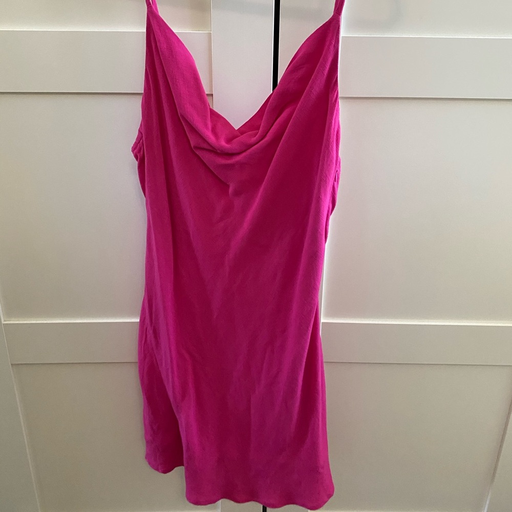 Mini pink dress